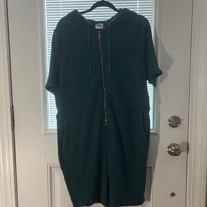 YITTY Forest Green Hooded Romper